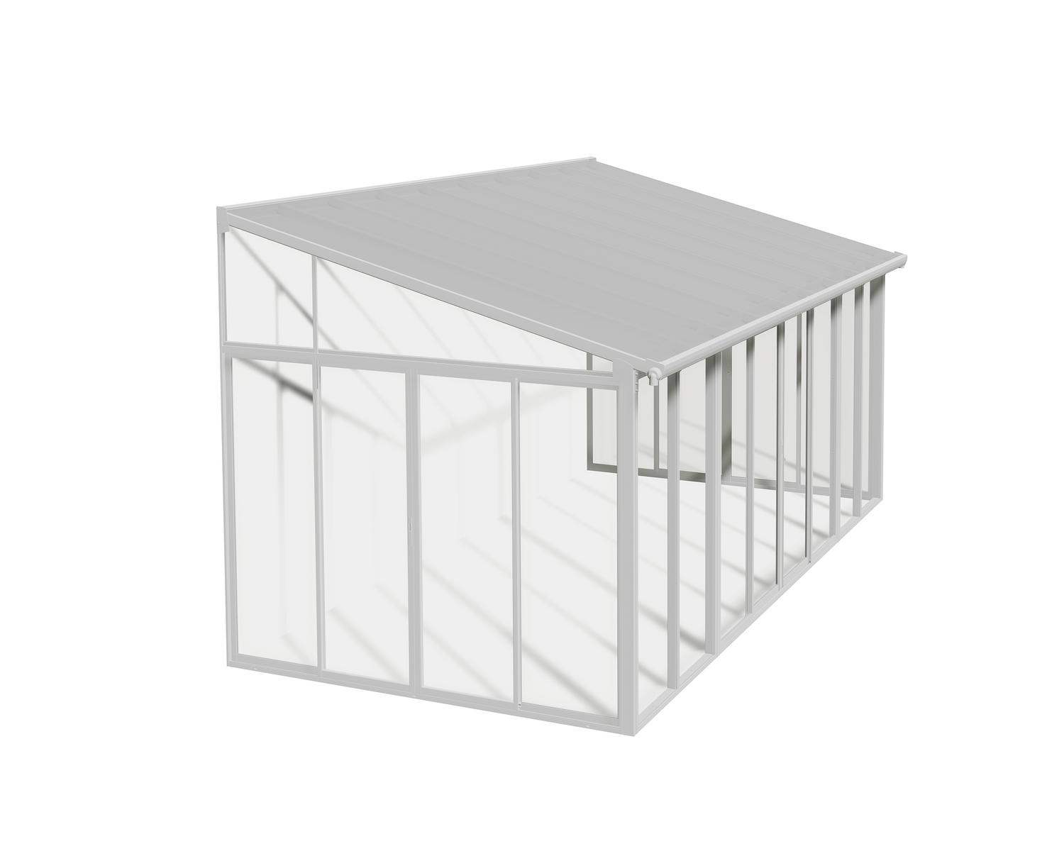 Garden Chalets SanRemo 3x5.46 White Clear