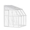 Solarium SunRoom Kit 6 ft. x 6 ft. White Structure & Hybrid Glazing