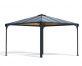Aluminium Gazebo Palermo 11 ft. x 11 ft. Kit - Grey Structure