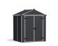 Storage Shed Kit Rubicon 6 ft. x 5 ft. Grey Structure