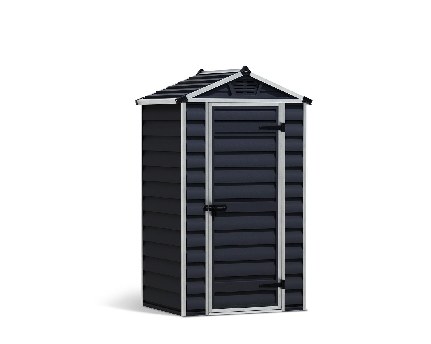 Storage Shed Kit Skylight 4 ft. x 3 ft. Midnight Grey Structure