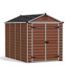 Storage Shed Kit Skylight 6 ft. x 10 ft. Amber Structure