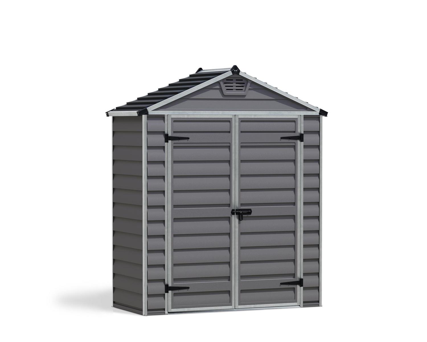 Storage Shed Kit Skylight 6 ft. x 3 ft. Grey Structure