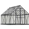 Greenhouse Balance 8' x 12' Kit - Grey Structure & Clear Glazing