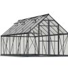 Greenhouse Balance 8' x 16' Kit - Grey Structure & Clear Glazing