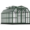 Greenhouse Grand Gardener 8' x 16' Kit - Green Structure & Clear Glazing