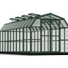 Greenhouse Grand Gardener 8' x 20' Kit - Green Structure & Clear Glazing