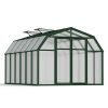 Greenhouse Hobby Gardener 8' x 12' Kit - Green Structure & Twinwall Glazing