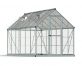 Greenhouse Hybrid 6' x 12' Kit - Silver Structure & Hybrid Glazing