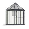 Greenhouse Oasis 8 ft. Kit - Grey Structure & Hybrid Glazing