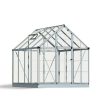 Greenhouse Snap and Grow 6' x 8' Kit - Silver Structure & Clear Glazing