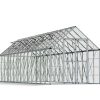 Greenhouse Snap and Grow 8' x 28' Kit - Silver Structure & Clear Glazing