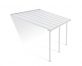 Patio Cover Kit Olympia 3 ft. x 4.25 ft. White Structure & White Multi Wall Glazing
