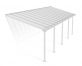 Patio Cover Kit Olympia 3 ft. x 8.50 ft. White Structure & Clear Multi Wall Glazing