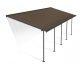Patio Cover Kit Sierra 3 ft. x 8.50 ft. Grey Structure & Bronze Twin Wall Glazing
