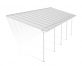Patio Cover Kit Sierra 3 ft. x 8.50 ft. White Structure & Clear Twin Wall Glazing