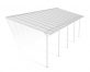 Patio Cover Kit Sierra 3 ft. x 9.15 ft. White Structure & Clear Twin Wall Glazing