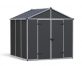 Dark Grey Plastic Shed Rubicon 8 ft. x 8 ft.